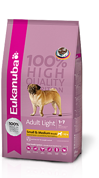 Eukanuba - Adult Light Small & Medium Breed, 15 KG